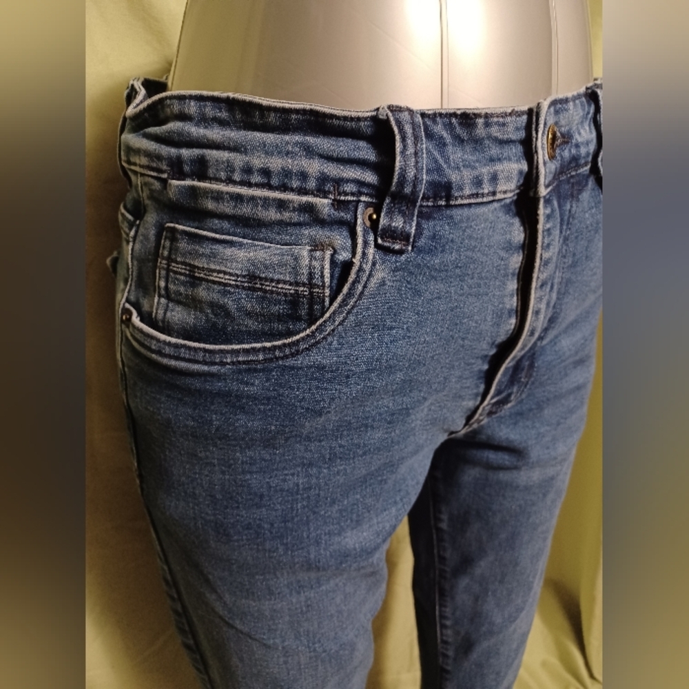 Kenneth Cole Straight Fit Dark Blue Jeans Mens 32x30 Today Is Your Day - Picture 6 of 12